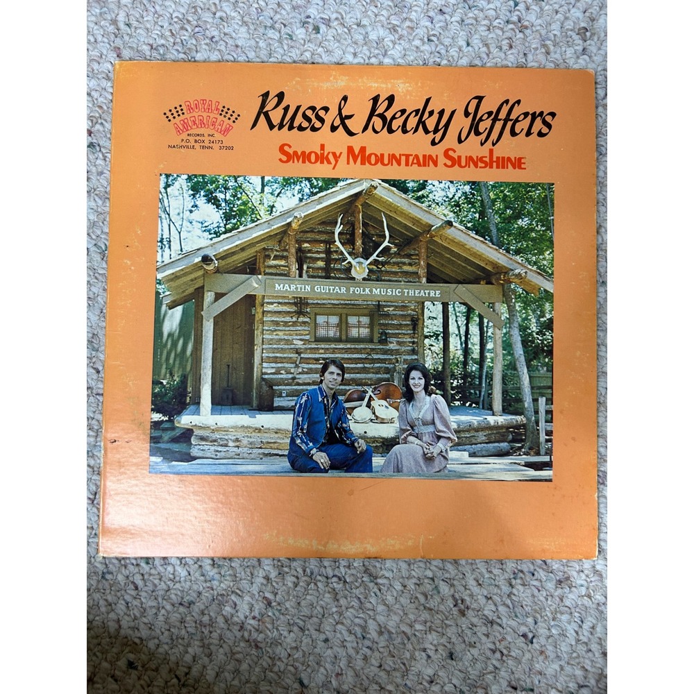 Russ & Becky Jeffers Smoky Mountain Sunshine SignedVinyl LP Royal AmericanRA1014